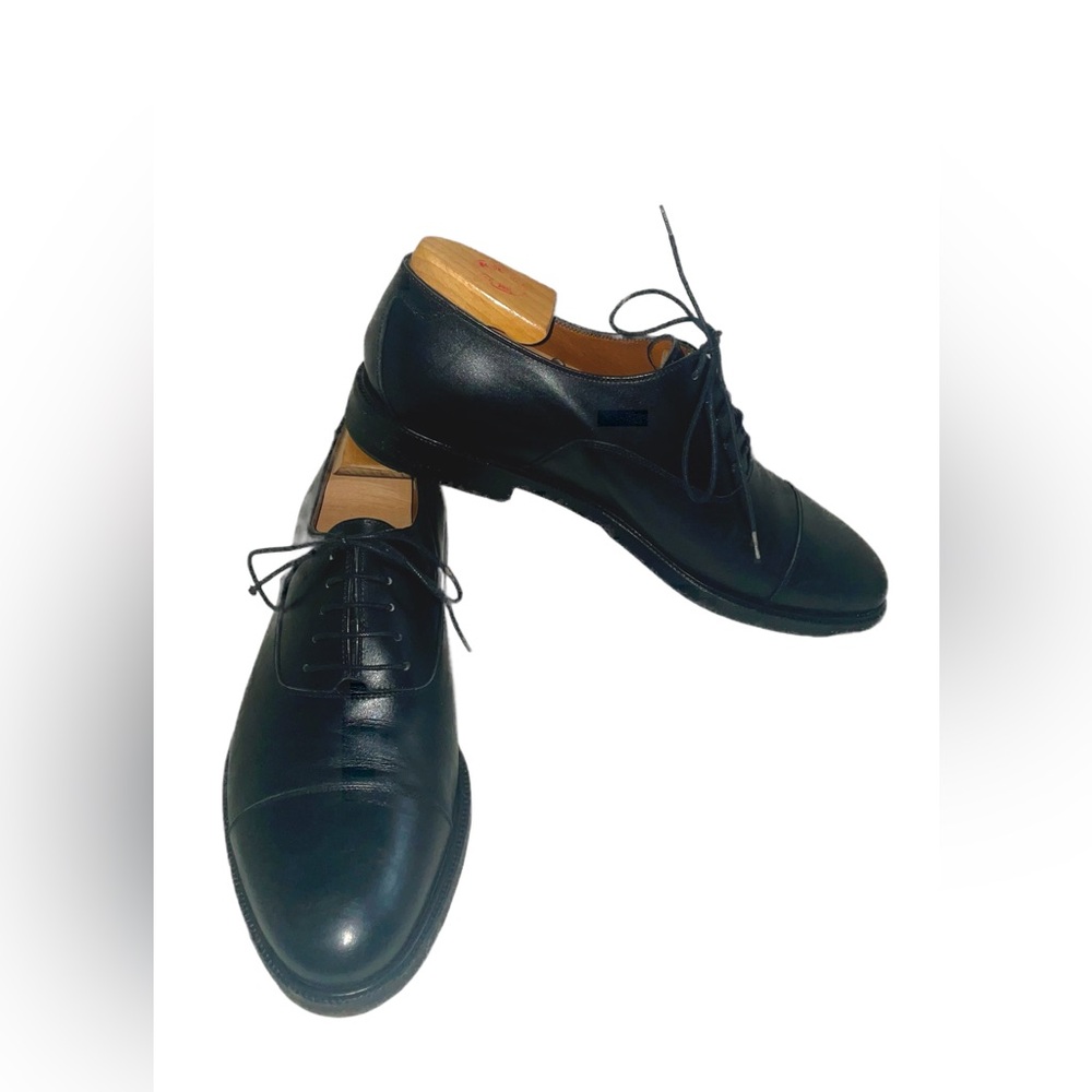 🔥🔥Salvatore Ferragamo Leather Dress Shoes Oxfords Sz 7.5 EE / Great Condition!